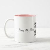 Tasse 2 Couleurs Jeunes mariés faits sur commande de nouveaux (Gauche)