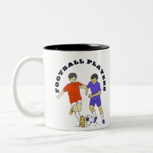 Tasse 2 Couleurs Jeux de football - Vibes de match de rue