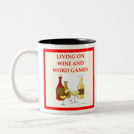 Tasse 2 Couleurs jeux de mots (Gauche)