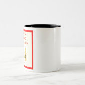 Tasse 2 Couleurs jeux de mots (Centre)