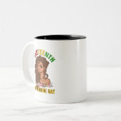 TASSE 2 COULEURS JEUX JUNETEENTH 2025 (Devant gauche)