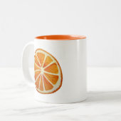 Tasse 2 Couleurs Jicy Orange (Devant gauche)