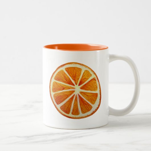 Tasse 2 Couleurs Jicy Orange (Droit)