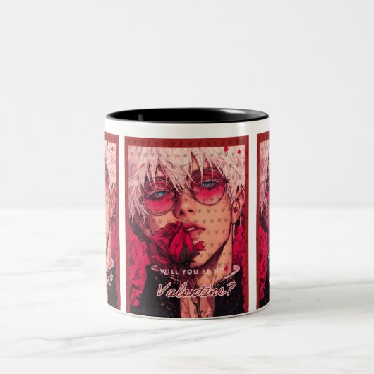 Tasse 2 Couleurs JJK Valentines (Centre)