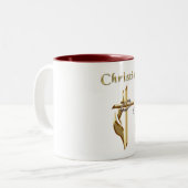 Tasse 2 Couleurs Jn 3:16 (Devant gauche)