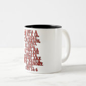 Tasse 2 Couleurs John 14:6 Maori (Devant droit)