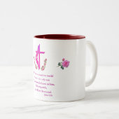 Tasse 2 Couleurs John 3:16 (Devant droit)