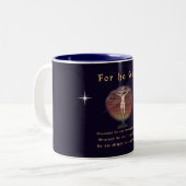 Tasse 2 Couleurs John 3:16 (Devant gauche)