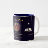 Tasse 2 Couleurs John 3:16 (Devant droit)