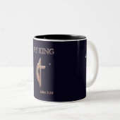 Tasse 2 Couleurs John 3:16 (Devant droit)