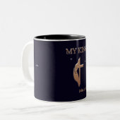 Tasse 2 Couleurs John 3:16 (Devant gauche)