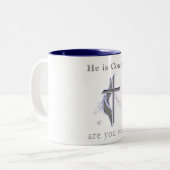 Tasse 2 Couleurs John 3:16 (Devant gauche)