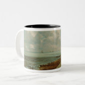 Tasse 2 Couleurs John Constable| Harwich, The Low Lighthouse and B (Devant gauche)