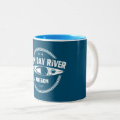 Tasse 2 Couleurs John Day River Oregon Kayaking (Devant droit)
