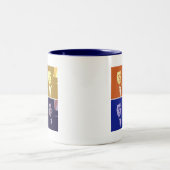 Tasse 2 Couleurs John F Kennedy (Centre)