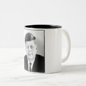 Tasse 2 Couleurs John Jack Kennedy Maison Blanche présidentielle am (Devant droit)