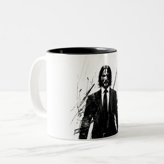 Tasse 2 Couleurs John Wick (Devant gauche)