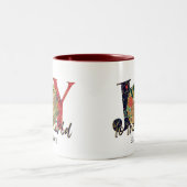 Tasse 2 Couleurs Joie Au Monde Nativité Noël (Centre)