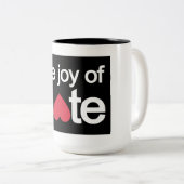 Tasse 2 Couleurs Joie de la haine (Devant droit)