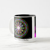 Tasse 2 Couleurs Joie de résonance/de fréquence (Devant gauche)