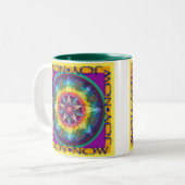 Tasse 2 Couleurs Joie maintenant ! (Devant gauche)