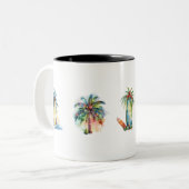 Tasse 2 Couleurs Joie tropicale (Devant gauche)