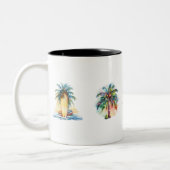 Tasse 2 Couleurs Joie tropicale (Gauche)