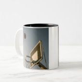 Tasse 2 Couleurs Joli cadeau de basket-ball (Devant gauche)