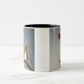 Tasse 2 Couleurs Joli cadeau de basket-ball (Centre)