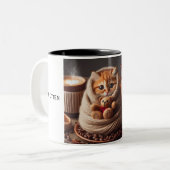 Tasse 2 Couleurs Joli Chatons (Devant gauche)