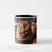Tasse 2 Couleurs Joli Chatons (Centre)