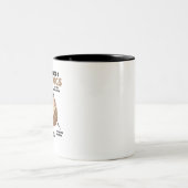 Tasse 2 Couleurs Joli Hérisson Explication Anatomie D'Un Hérisson (Centre)