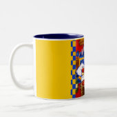 Tasse 2 Couleurs Joli Le Café Pug Chef (Gauche)