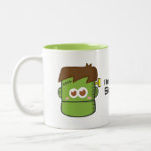 Tasse 2 Couleurs Joli monstre de Frankenstein (Gauche)