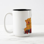 Tasse 2 Couleurs Joli motif d'enfant (Gauche)