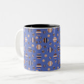 Tasse 2 Couleurs Joli Motif d'été (Devant gauche)