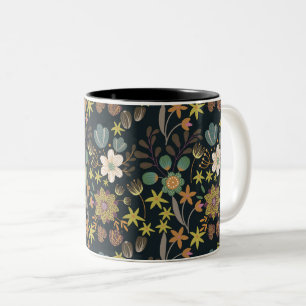 Tasse 2 Couleurs Joli motif floral