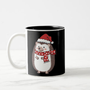 Tasse 2 Couleurs Joli Noël Hérisson Vacances