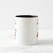 Tasse 2 Couleurs Joli Noël Père Noël (Centre)