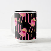 Tasse 2 Couleurs Joli petit singe (Devant gauche)