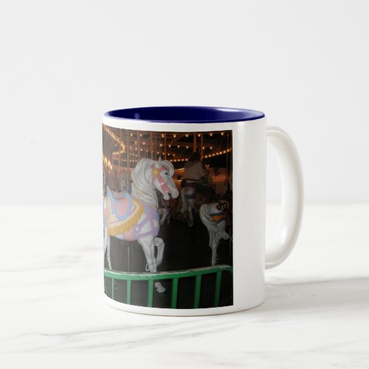 Tasse 2 Couleurs Joli poney (Devant droit)