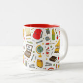 Tasse 2 Couleurs Joli professeur (Devant droit)