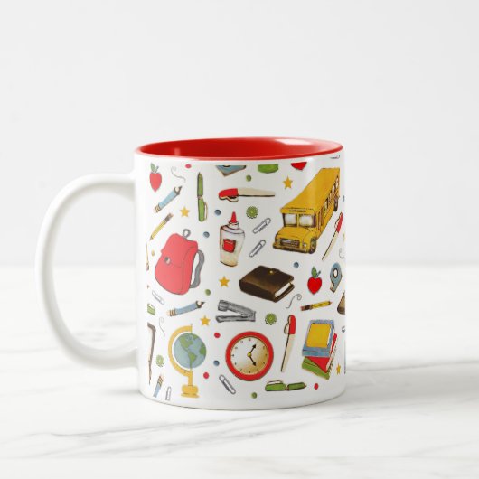 Tasse 2 Couleurs Joli professeur (Gauche)