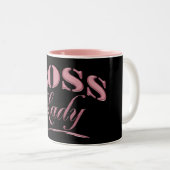 Tasse 2 Couleurs Joli Rose Boss Design (Devant droit)