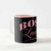 Tasse 2 Couleurs Joli Rose Boss Design (Devant gauche)