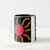 Tasse 2 Couleurs Joli soleil (Devant gauche)