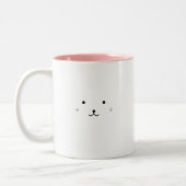Tasse 2 Couleurs Joli visage de l'ours (Gauche)