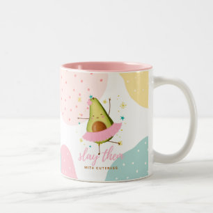 Tasse 2 Couleurs Jolie Ballerine Kawaii Avocat Tue Les Avec Charme