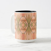 Tasse 2 Couleurs Jolie Coupe Floral de café (Devant gauche)