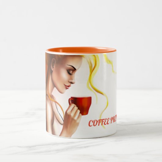 Tasse 2 Couleurs Jolie coupure d'après-midi de café (Centre)